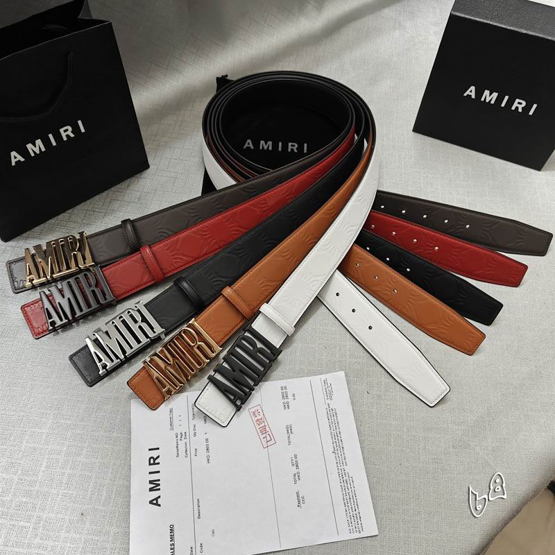 Amiri belt 38mmX90-125cm lb05
